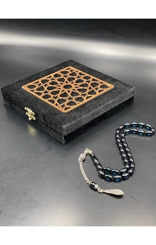 Onurlu Tesbihane Çift Renk Beyrut Tesbih Mavi 6,5x11 Mm Kapsül Kesim Erkek Tesbihi Gümüş Onurlu Tesbihane Çift Renk Beyrut Tesbih Mavi 6,5x11 Mm Kapsül Kesim Erkek Tesbihi Gümüş