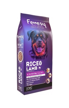 Fevesy Kuzu Etli Ve Pirinçli 10 Kg Yetişkin Köpek Maması