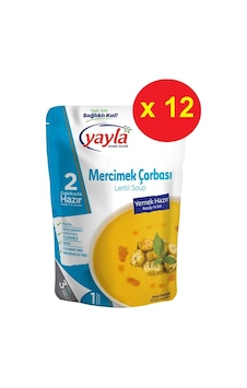 Yemek Mercimek Çorbası 250 Gr X 12 Adet - 322036835