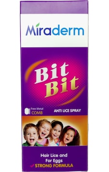 Miraderm Bit Bit Sprey ve Metal Tarak