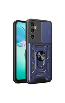 Zore Realme C65 4g Kılıf Magnetik Standlı Kamera Korumalı Ogaa Sürgülü Vega Kapak - Mavi Zore Realme C65 4g Kılıf Magnetik Standlı Kamera Korumalı Ogaa Sürgülü Vega Kapak - Mavi