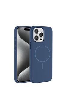 Apple, Uyumlu iPhone 15 Pro Max Kılıf M-safe Şarj Özellikli Metal Kamera Çerçeveli Zore Edi Silikon Kapak Lacivert Apple, Uyumlu iPhone 15 Pro Max Kılıf M-safe Şarj Özellikli Metal Kamera Çerçeveli Zore Edi Silikon Kapak Lacivert