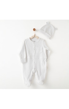 Andywawa Bebek Tulum Takım Ac26755 Beyaz Andywawa Bebek Tulum Takım Ac26755 Beyaz