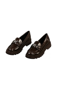 Sl2001 V Toka Kadın Loafer Günlük Ayakkabı Kahverengi Sl2001 V Toka Kadın Loafer Günlük Ayakkabı Kahverengi