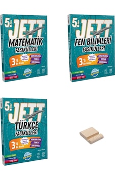 5. Sınıf Jett Matematik Fen Bilimleri Ve Türkçe Fasikülleri 3lü Set 5. Sınıf Jett Matematik Fen Bilimleri Ve Türkçe Fasikülleri 3lü Set