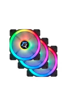 Gameforce 7R Pro 120Mm 3'Lüset Rainbow Işıklı Sessiz Kasa Fanı Gameforce 7R Pro 120Mm 3'Lüset Rainbow Işıklı Sessiz Kasa Fanı