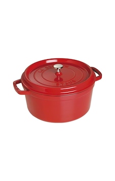 Staub Döküm Tencere Kırmızı Yuvarlak 28 cm Staub Döküm Tencere Kırmızı Yuvarlak 28 cm