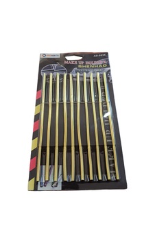 Oto Aksesuarcım U Tip Geçmeli Havalandırma Nikelaj Şerit Çıta İnce 20cm 10 Parça Gold Oto Aksesuarcım U Tip Geçmeli Havalandırma Nikelaj Şerit Çıta İnce 20cm 10 Parça Gold