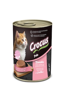 Crocus - 21 - Yavru Kedi Tavuklu Pate Yaş - Spt-gld - Mama 400g Crocus - 21 - Yavru Kedi Tavuklu Pate Yaş - Spt-gld - Mama 400g