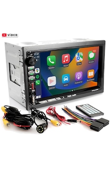 7'' Double Din Teyp 4x60w Dual Şarjlı Usb Fm Sd Kameralı Poke