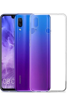 Huawei P Smart 2019 Kılıf Zore Süper Silikon Kapak Renksiz
