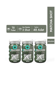 Avantajlı 16 Paket 3'lü Matchalı Meyveli İçecek Matcha Shot 60 Ml 48 Adet Avantajlı 16 Paket 3'lü Matchalı Meyveli İçecek Matcha Shot 60 Ml 48 Adet