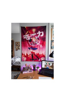 Owl Bag Doki Doki Literatüre Club Monika Desenli Tasarım Duvar Halısı Owl Bag Doki Doki Literatüre Club Monika Desenli Tasarım Duvar Halısı