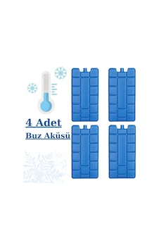 Icebox 4'lü Buz Aküsü Seti Buz Kasedi Serin Tutan Buz Kalıbı-4 Adet Plastik Diğer Icebox 4'lü Buz Aküsü Seti Buz Kasedi Serin Tutan Buz Kalıbı-4 Adet Plastik Diğer