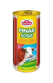 Egetürk Pınar Soyulmuş Sosis 550 G Egetürk Pınar Soyulmuş Sosis 550 G