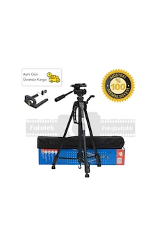 Fototek 135Cm Pro Plus 3512 Tripod Dslr Cep Telefonu