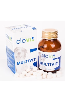 Clovit Multivit Köpekler için Multi Vitamin Aminoasit Takviyesi 90 Tablet