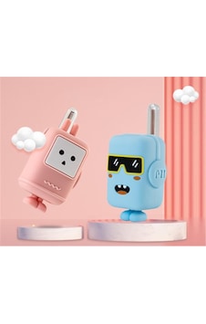Wowkids Xj16 Rechargeable Çocuk Walkie Talkie 1 Km Pink-blue Pmrtelsiz Wowkids Xj16 Rechargeable Çocuk Walkie Talkie 1 Km Pink-blue Pmrtelsiz