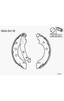 Kampana Balata Levyeli 38,5mm Renault: Kangoo Kc0/1 Fc0/1 98 - 08 Kucuk Tipmga-54116 4406000qag Kampana Balata Levyeli 38,5mm Renault: Kangoo Kc0/1 Fc0/1 98 - 08 Kucuk Tipmga-54116 4406000qag