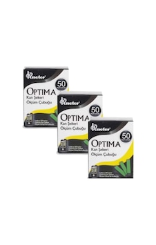 Optima Şeker Ölçüm Stribi Strip 50 x 3 Kutu optima3 Optima Şeker Ölçüm Stribi Strip 50 x 3 Kutu optima3