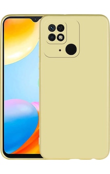 Xiaomi Redmi 10c Kılıf Zore Premier Silikon Kapak Gold Xiaomi Redmi 10c Kılıf Zore Premier Silikon Kapak Gold