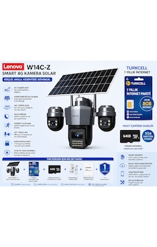 Lenovo W14c-z Smart 4g Kamera Solar 1yıllık İnternet+64gb Hafıza Kartı Lenovo W14c-z Smart 4g Kamera Solar 1yıllık İnternet+64gb Hafıza Kartı