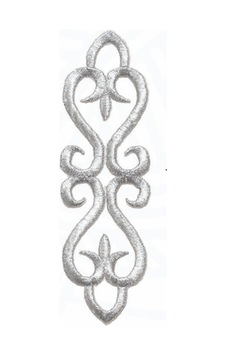 Ütü İle Yapışan Gümüş İşlemeli Motif Patch En:4cm Boy:15cm 1 Adet - 691605398 Diğer Ütü İle Yapışan Gümüş İşlemeli Motif Patch En:4cm Boy:15cm 1 Adet - 691605398 Diğer