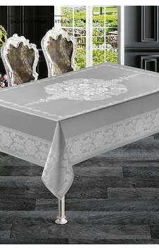 Jumbo Masa Örtüsü Su Geçirmez 160x220 Gri Diğer