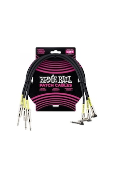 Ernıe Ball P06076 Düz - L Uç Siyah Yeşil Desenli 3Lü Paket Patch Ernıe Ball P06076 Düz - L Uç Siyah Yeşil Desenli 3Lü Paket Patch
