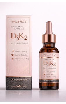 Valency Health D3K2 Takviye Edici Gıda 20 ML