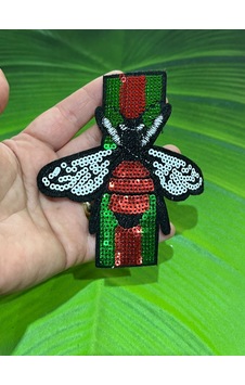 Pul Payet İşleme Arı Arma Dikiş Aplike 11x10 Cm Pul Payet İşleme Arı Arma Dikiş Aplike 11x10 Cm
