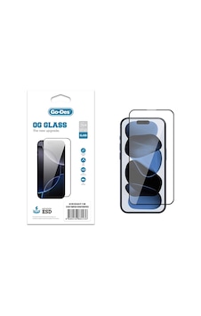 Apple Uyumlu   iPhone 17 Air Go Des Og Glass Antistatik Temperli Cam Ekran Koruyucu Şeffaf