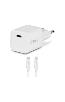 Ttec Smartcharger 20w Pd Seyahat Hızlı Şarj Aleti + Usb-c - Lightning Apple iPhone Uyumlu  1.50cm Kablo Beyaz - 2