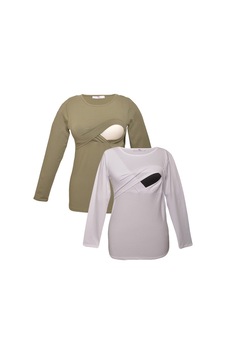 Luvmabelly Myra2707_2708 Emzirme Tshirt Seti Luvmabelly Myra2707_2708 Emzirme Tshirt Seti