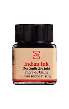 Talens Indian Ink Siyah Çini Mürekkebi 30Ml Talens Indian Ink Siyah Çini Mürekkebi 30Ml
