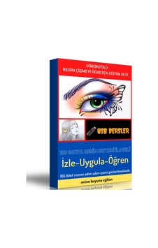 Görüntülü Resim Çizmeyi Öğreten Eğitim Seti (165 Ders) Görüntülü Resim Çizmeyi Öğreten Eğitim Seti (165 Ders)