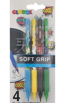 2900 0.7 Soft Grip Baskılı Versatil Kalem Seti 4 Lü Çok Renkli 2900 0.7 Soft Grip Baskılı Versatil Kalem Seti 4 Lü Çok Renkli