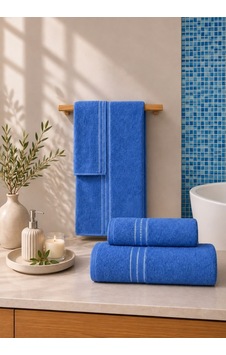 Goldroom Can Hamam Seti 90 x 140 Beden Ve 50 x 90 El Yüz Havlusu Mavi Goldroom Can Hamam Seti 90 x 140 Beden Ve 50 x 90 El Yüz Havlusu Mavi