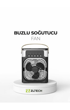 Taşınabilir Kablolu Su Püskürtmeli Buzlu Serinletici Vantilatör Mını Fan