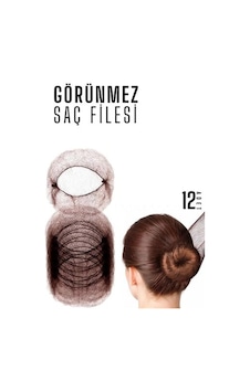 Kahve Saç Filesi Görünmez 12 Adet 720099 Kahve Saç Filesi Görünmez 12 Adet 720099