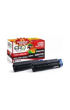Oki B512dn Uyumlu Toner - 3000 Sayfalık - İkili Paket Oki B512dn Uyumlu Toner - 3000 Sayfalık - İkili Paket