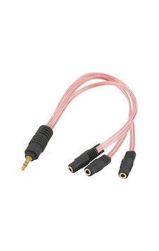 3.5 Mm Stereo Erkek/3 X 3.5 Mm Stereo Dişi 5+1 Kablo 3.5 Mm Stereo Erkek/3 X 3.5 Mm Stereo Dişi 5+1 Kablo