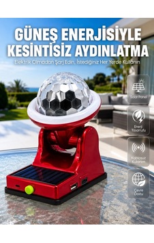 Mey İthalat Şarjlı Rgb Projektör Lamba Güneş Enerjili Çok Fonksiyonlu Disco Işık Lambası Diğer Mey İthalat Şarjlı Rgb Projektör Lamba Güneş Enerjili Çok Fonksiyonlu Disco Işık Lambası Diğer