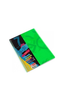 Mikro A4 210 Yaprak 5+2 Ayraçlı Konulu Helezon Spiral Defteri Mikro A4 210 Yaprak 5+2 Ayraçlı Konulu Helezon Spiral Defteri