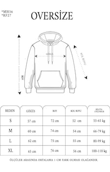 Modi Green Erkek Salaş Stil Siyah Double Oversize Kapüşonlu Nakışlı Sweatshi L Modi Green Erkek Salaş Stil Siyah Double Oversize Kapüşonlu Nakışlı Sweatshi L