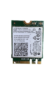 Intel Dual Band Wireless-ac 3165 3165ngw Wifi + Bluetooth Kart 433 Mbps M.2 Kart Intel Dual Band Wireless-ac 3165 3165ngw Wifi + Bluetooth Kart 433 Mbps M.2 Kart