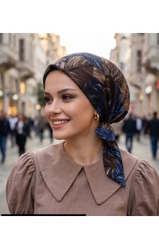 Raşelkori Tesettür Eşarpbone Mavi Raşelkori Tesettür Eşarpbone Mavi