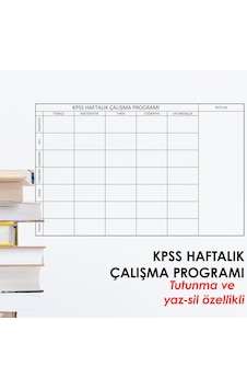 Kpss Çalışma Planlayıcı Statik Kağıt Tahta Kpss Çalışma Planlayıcı Statik Kağıt Tahta