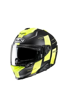 Hjc İ71 Peka MC3HSF Kapalı Motosiklet Kaskı Neon Sarı - Mat Siyah Hjc İ71 Peka MC3HSF Kapalı Motosiklet Kaskı Neon Sarı - Mat Siyah
