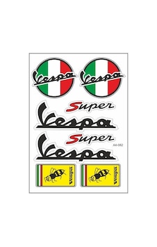 Gogo A4 Sticker Set Vespa-082 Gogo A4 Sticker Set Vespa-082